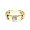 Pierścionek złoty 585 z brylantami 0,05ct zaręczynowy W-417