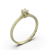 Pierścionek złoty 585 brylant 0,11ct zaręczynowy BR-081