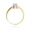 Pierścionek złoty 585 diament laboratoryjny 0,2ct W0228