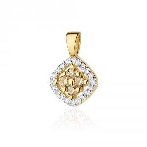 Zawieszka złota 585 z brylantami 0,3ct Z-185