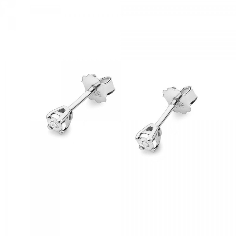 Kolczyki złote 585 z brylantami 0,02ct KO-58