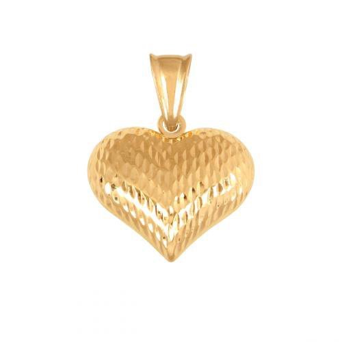Zawieszka złota 585 serce, serduszko - 46692