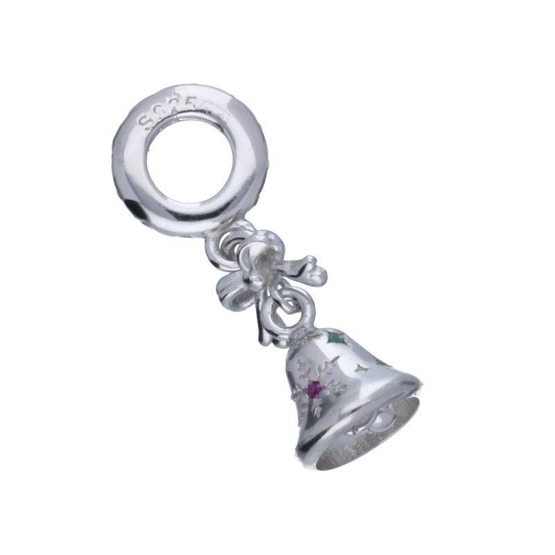 ZAWIESZKA WISIOREK SREBRNY 925 KORALIK DZWONEK DZWONECZEK