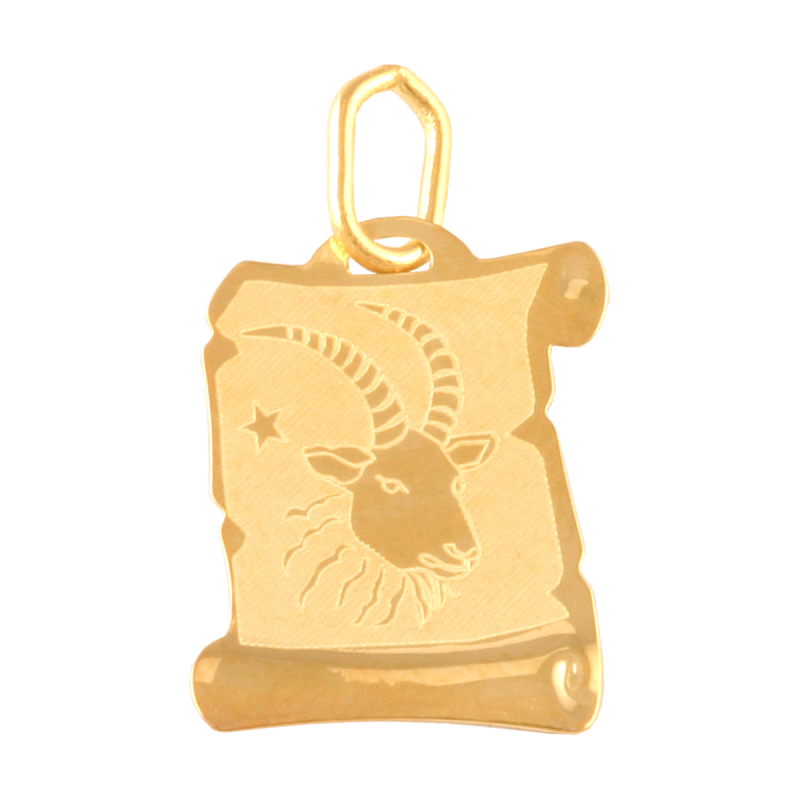 Zawieszka złota 585 znak zodiaku Koziorożec