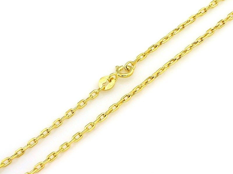 Łańcuszek złoty 585 ankier 50cm 2.55g