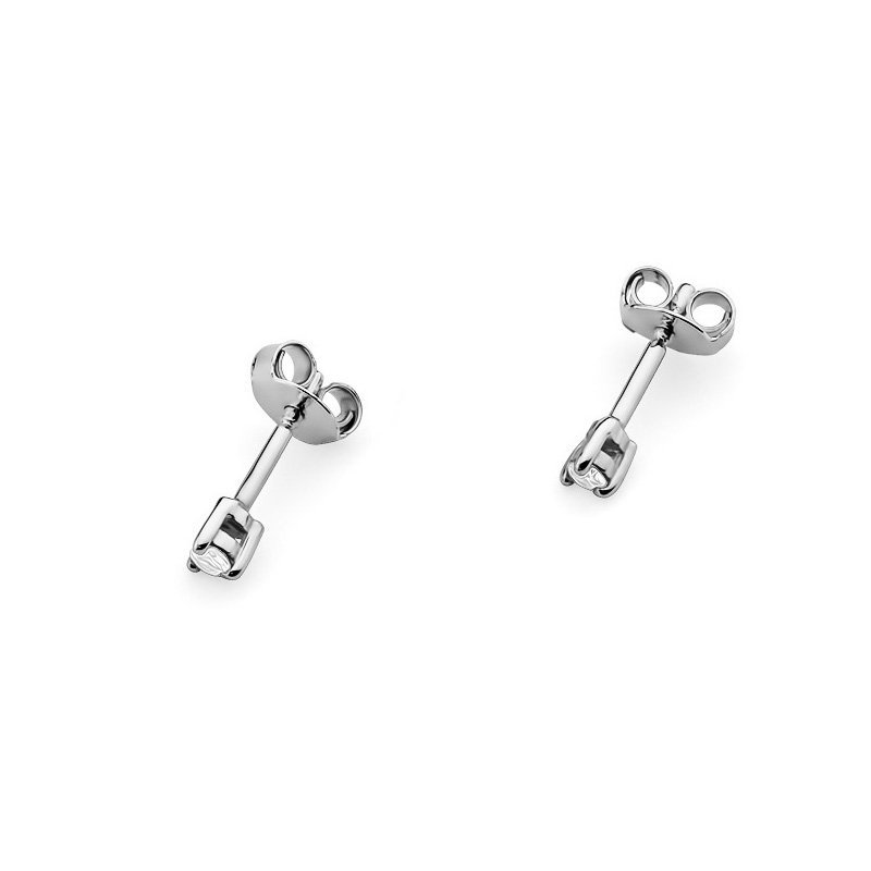 Kolczyki złote 585 brylantami 0,08ct KO-35