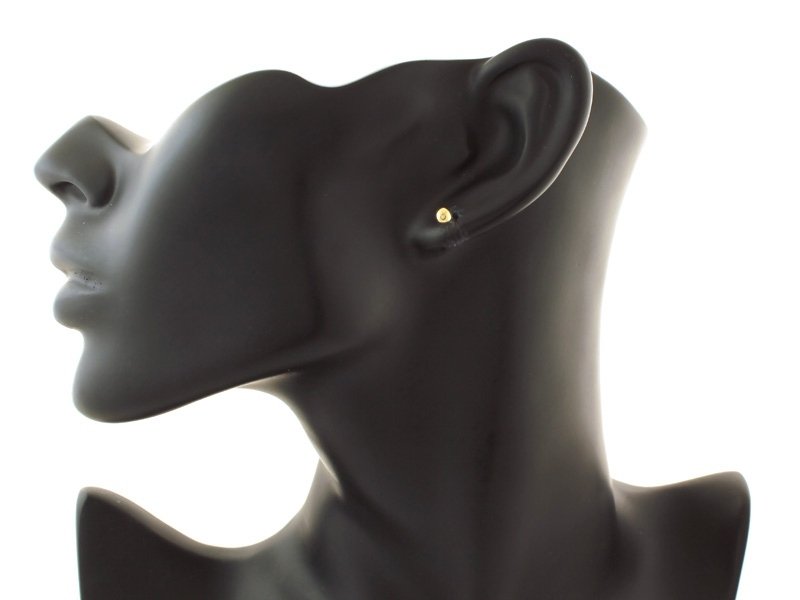 Kolczyki złote 585 kulki mini kuleczki 4mm