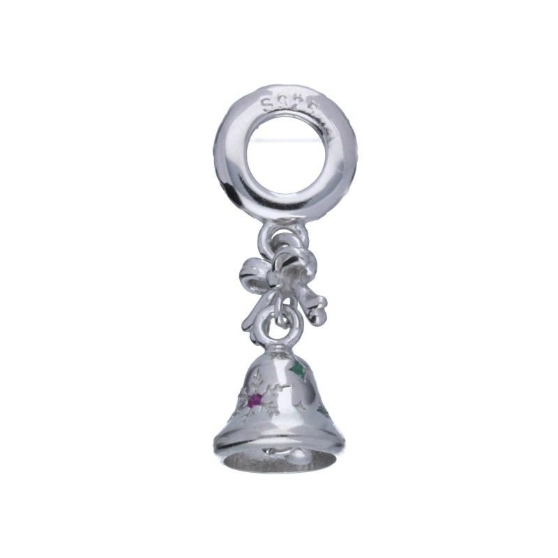 ZAWIESZKA WISIOREK SREBRNY 925 KORALIK DZWONEK DZWONECZEK