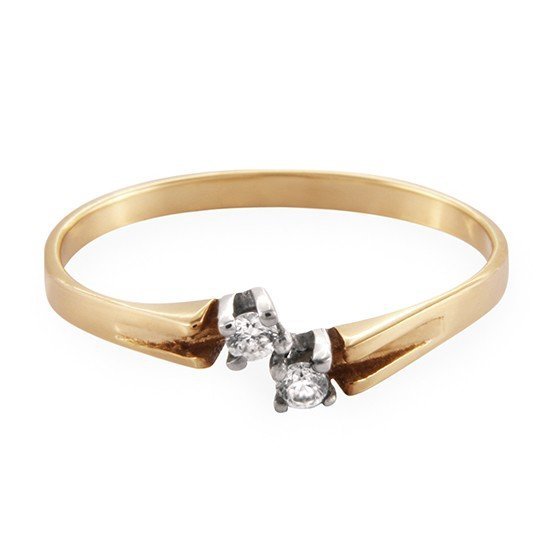 ARTES-Pierścionek z brylantami 0,07ct AB-24 