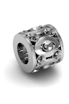 Koralik zawieszka modułowa srebro 925