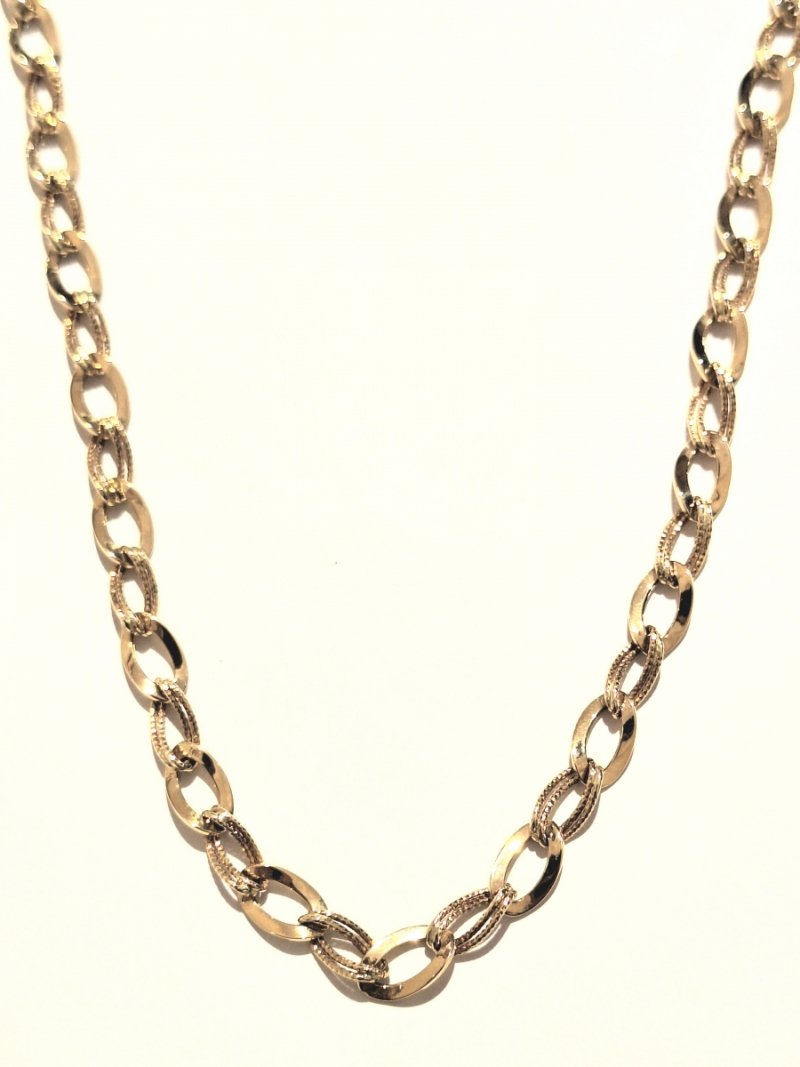 ZŁOTY NASZYJNIK 585 OZDOBNY 8,72g MODNY 