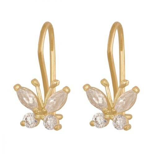 Kolczyki złote 585 wiszące - 20029