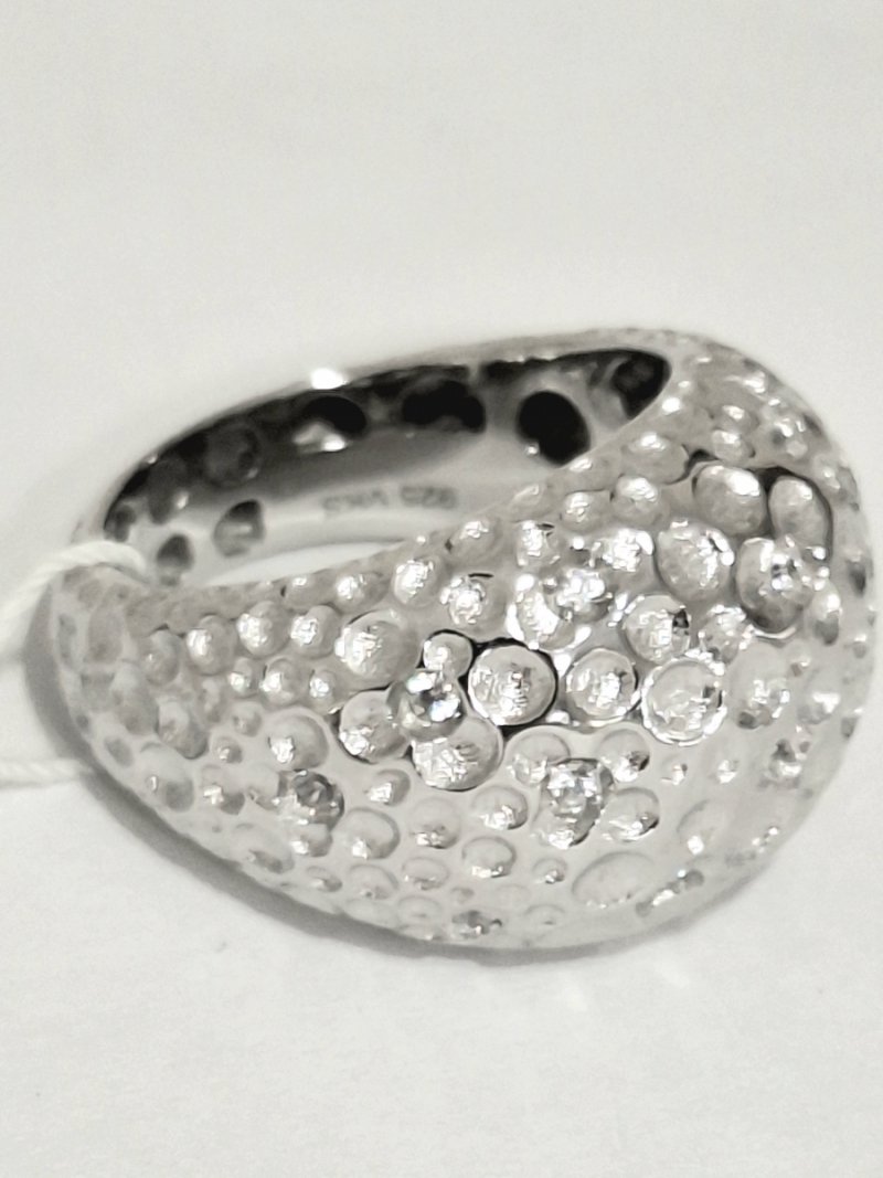 SREBRNY PIERŚCIONEK 925 DUŻY R.17