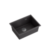 Quadron Clark 76x43 cm zlewozmywak kuchenny jednokomorowy granitowy onyx