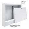 Szafka natynkowa rozdzielacza 9-10 obwodów Skrzynka rozdzielacza Ocynkowana 760x580x110 mm