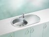Zlewozmywak Alveus Form 40 84x44 cm 1-komorowy INOX +syfon