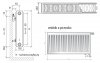 Purmo CV22 600x1100 Grzejnik panelowy pokojowy