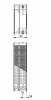 Grzejnik stalowy Cosmo KV33 600x800 kaloryfer trójpłytowy +uchwyty
