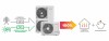 Auraton Tivano 8 kW pompa ciepła SPLIT Toshiba + bufor nierdzewny 50 l
