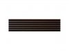 Lamele ścienne Woodline panel akustyczny na czarnym filcu Dąb ciemny 30x270 cm