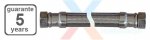 Wąż w oplocie Inox przyłącze do wody 1x1 cal 80 cm