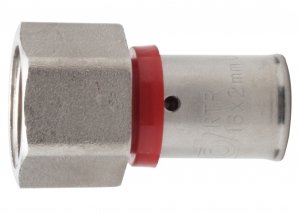 Złączka zaciskana Pex 25x1 GW zaprasowywana mocna