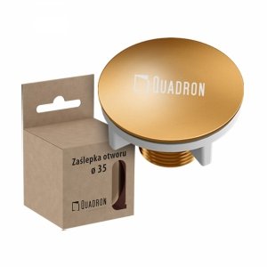 Miedziana zaślepka otworu pod baterię 35 mm