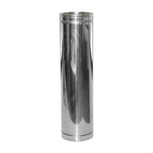 Poujoulat Rura spalinowa dwuścienna 80/125 1000 mm