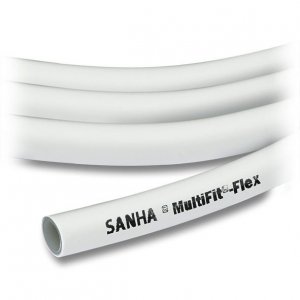 Rura wielowarstwowa Sanha Multifit-Flex 16x2.0 PE-RT I/AL/PEHD-Xc 200 metrów