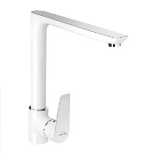 Invena Dokos Bateria kuchenna biała/chrom