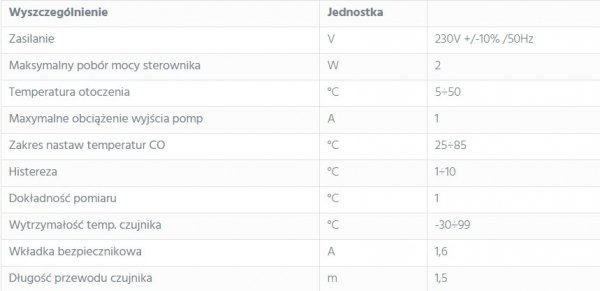 Tech ST-21 Sterownik pompy obiegowej