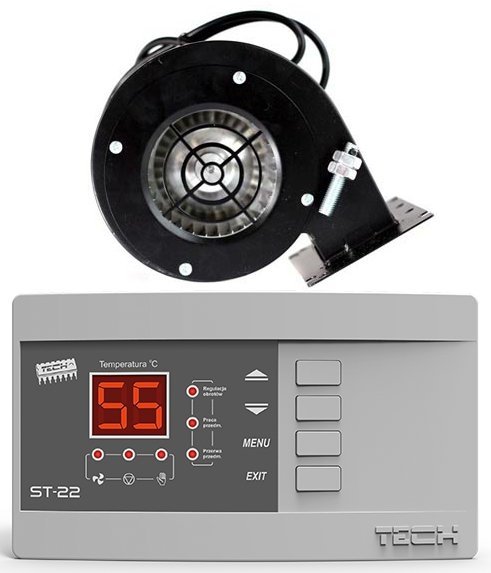 Sterownik do pieca Tech ST-22 + Dmuchawa kotła