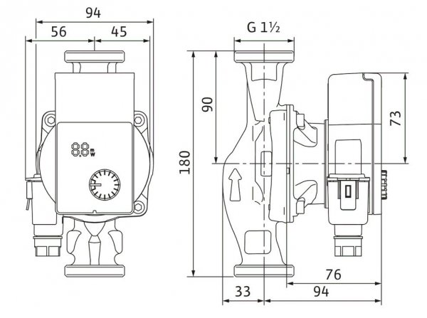 Wilo Yonos PICO1.0 25/1-4 pompa obiegowa energooszczędna