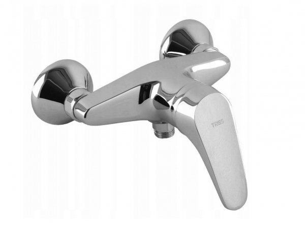 Bateria natryskowa Tres Pol bateria prysznicowa ścienna chrom