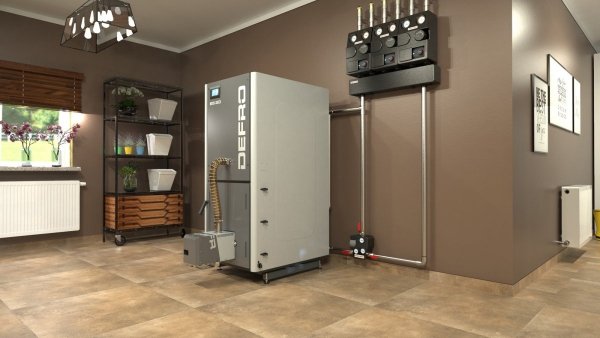 Sprzęgło rozdzielacz dwóch obiegów grup pompowych do 80 kW