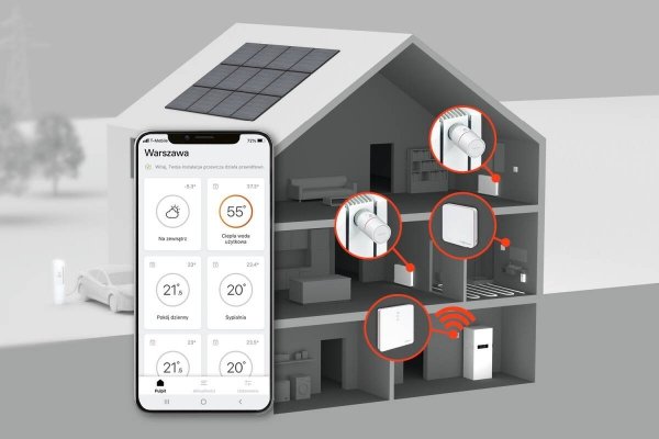 Czujnik klimatu Vicare Viessmann sensor temperatury wilgotności