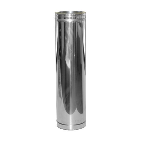 Poujoulat Rura spalinowa dwuścienna 80/125 1000 mm
