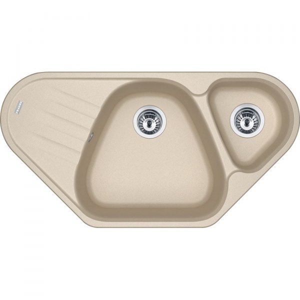 Zlewozmywak Franke Antea AZG661 Fraganite Zlew beżowy 1,5 komorowy 96x50 cm