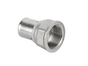 Złączka zaciskana Pex 20x1/2&quot; GW zaprasowywana mocna