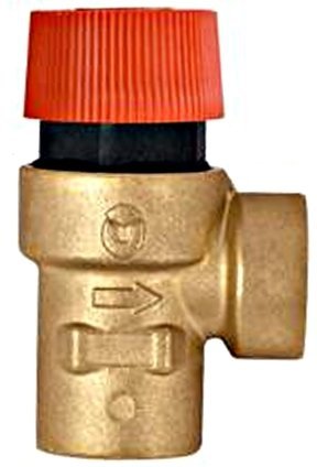 Zawór bezpieczeństwa 1/2&quot; 2,5 bar nakrętny