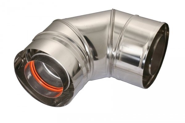 Poujoulat kolano 80/125 EC 87 stopni