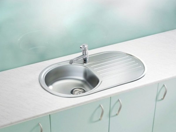 Zlewozmywak Alveus Form 40 84x44 cm 1-komorowy INOX +syfon
