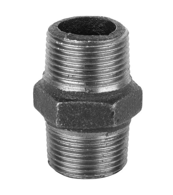 Nypel czarny 6/4&quot; GZ dn 40 żeliwny