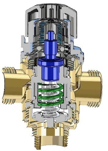 Afriso ATM 561 termostatyczny zawór mieszający  1&quot; 20-43*C Kvs 2,5 m3/h