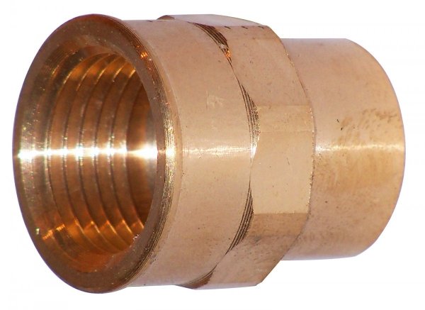 Złączka miedziana CU Mufa 28x3/4" gwint wewnętrzny