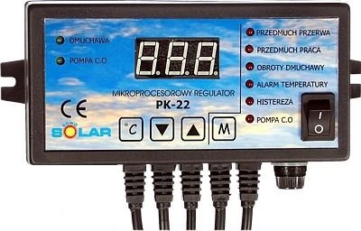 Sterownik pieca CO PK-22 regulator pompy dmuchawy kotła