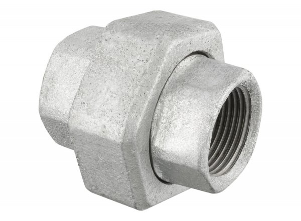Śrubunek ocynkowany 3 cale dwuzłączka żeliwna DN 80
