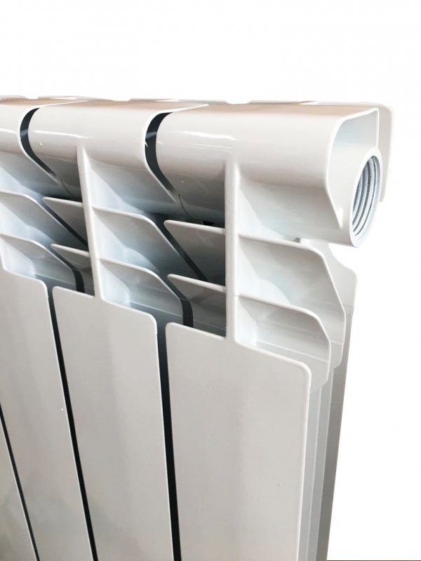 Grzejnik aluminiowy 10 żeberek kaloryfer aluminiowy biały