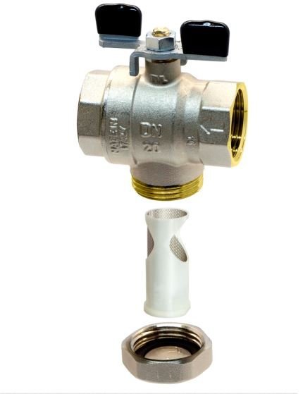Zawór kulowy z filtrem 3/4&quot; Easyflux