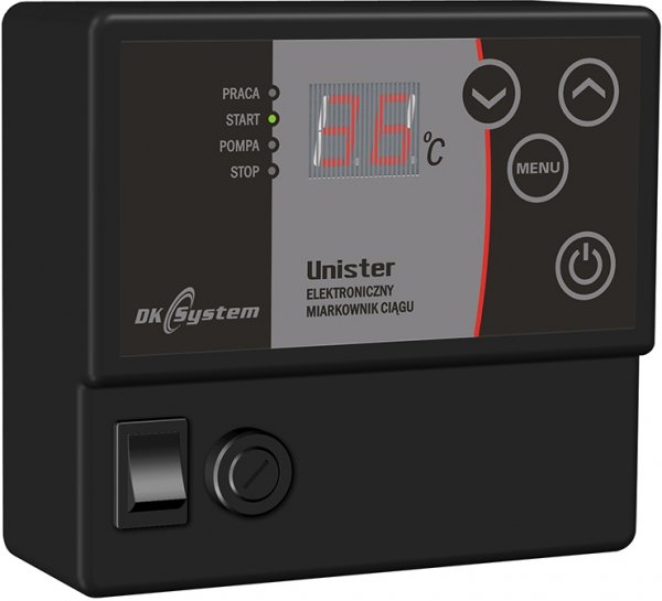 Elektroniczny Miarkownik ciągu regulator Unister